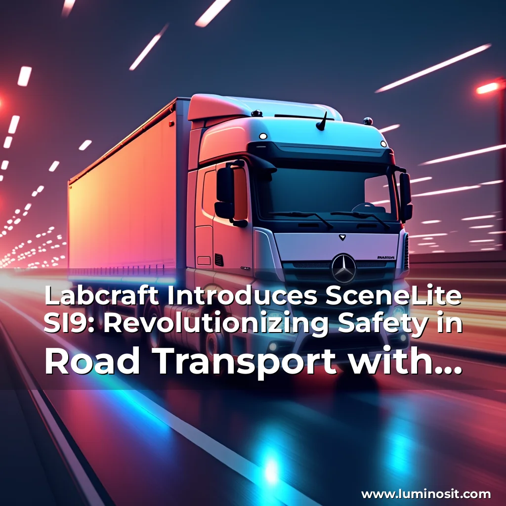 Read more about the article Labcraft Introduces SceneLite SI9: Revolutionizing Safety in Road Transport with High-Performance Lighting