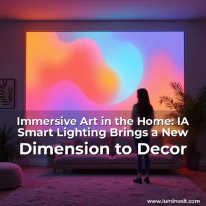 Read more about the article Immersive Art in the Home: IA Smart Lighting Brings a New Dimension to Decor