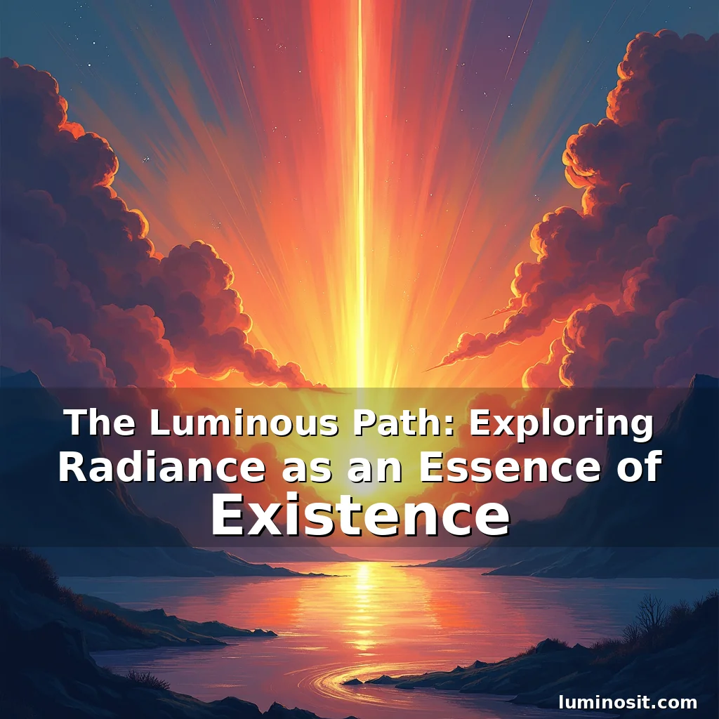 Read more about the article The Luminous Path: Exploring Radiance as an Essence of Existence