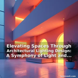 Read more about the article Elevating Spaces Through Architectural Lighting Design: A Symphony of Light and Functionality