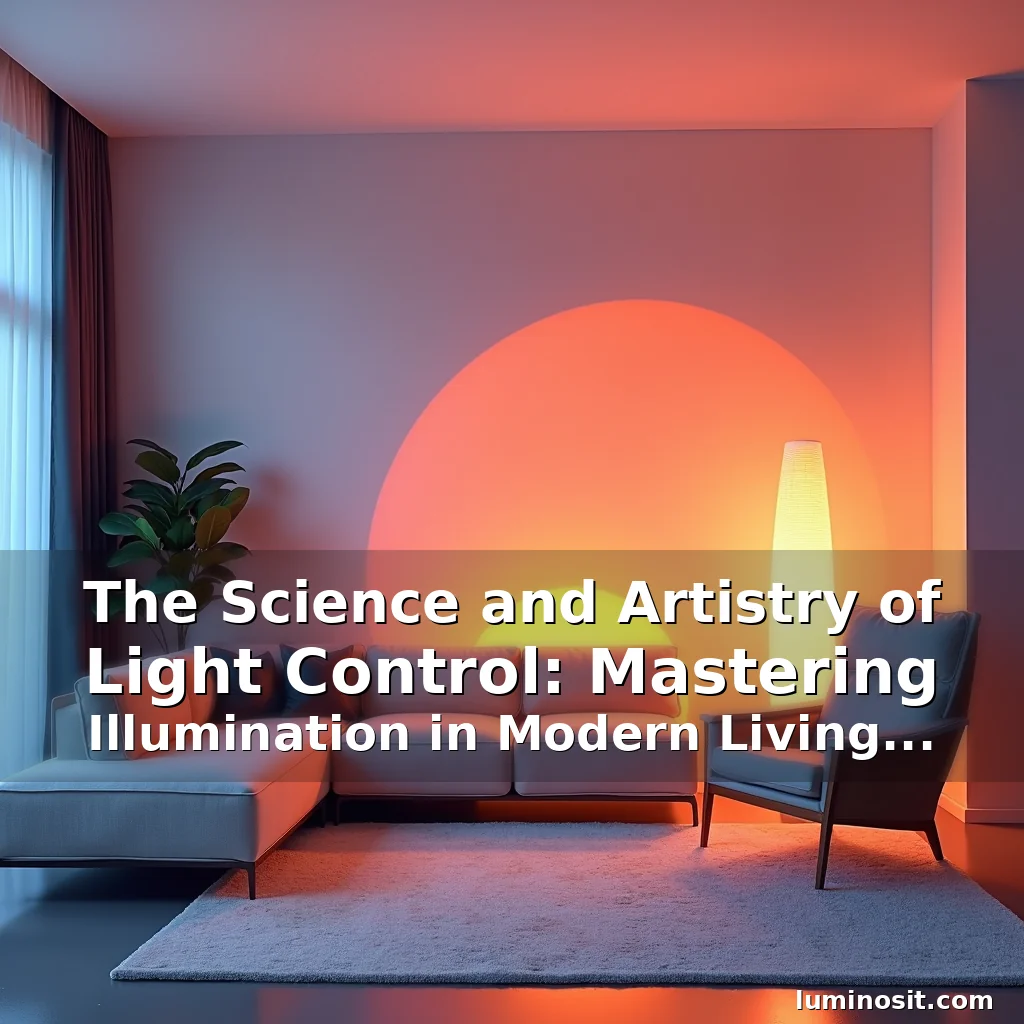 Read more about the article The Science and Artistry of Light Control: Mastering Illumination in Modern Living Spaces