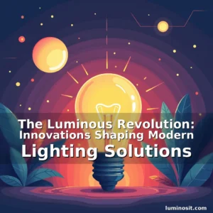 Read more about the article The Luminous Revolution: Innovations Shaping Modern Lighting Solutions