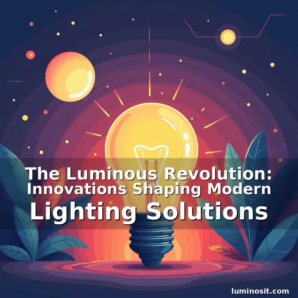 Read more about the article The Luminous Revolution: Innovations Shaping Modern Lighting Solutions