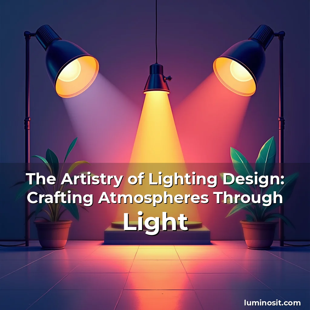 Read more about the article The Artistry of Lighting Design: Crafting Atmospheres Through Light