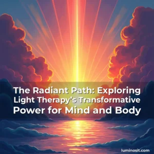 Artistic representation for The Radiant Path: Exploring Light Therapy’s Transformative Power for Mind and Body
