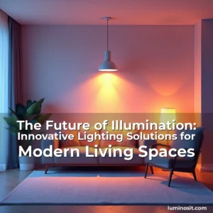 Read more about the article The Future of Illumination: Innovative Lighting Solutions for Modern Living Spaces