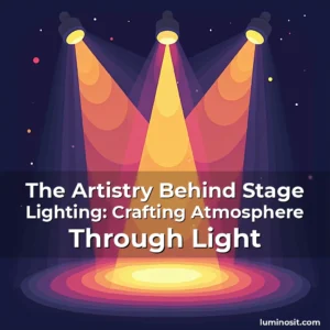 Artistic representation for The Artistry Behind Stage Lighting: Crafting Atmosphere Through Light